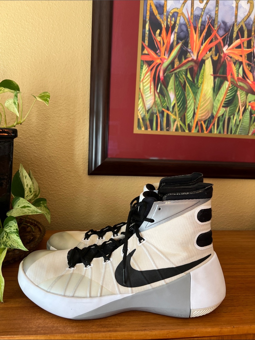Nike Hyperdunk 2015 'White Black Wolf Grey' 10.5